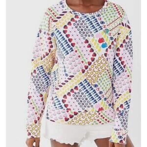 Champion x Susan Alexandra Sml Reverse Weave Sweatshirt Fruit Moon Eye Print